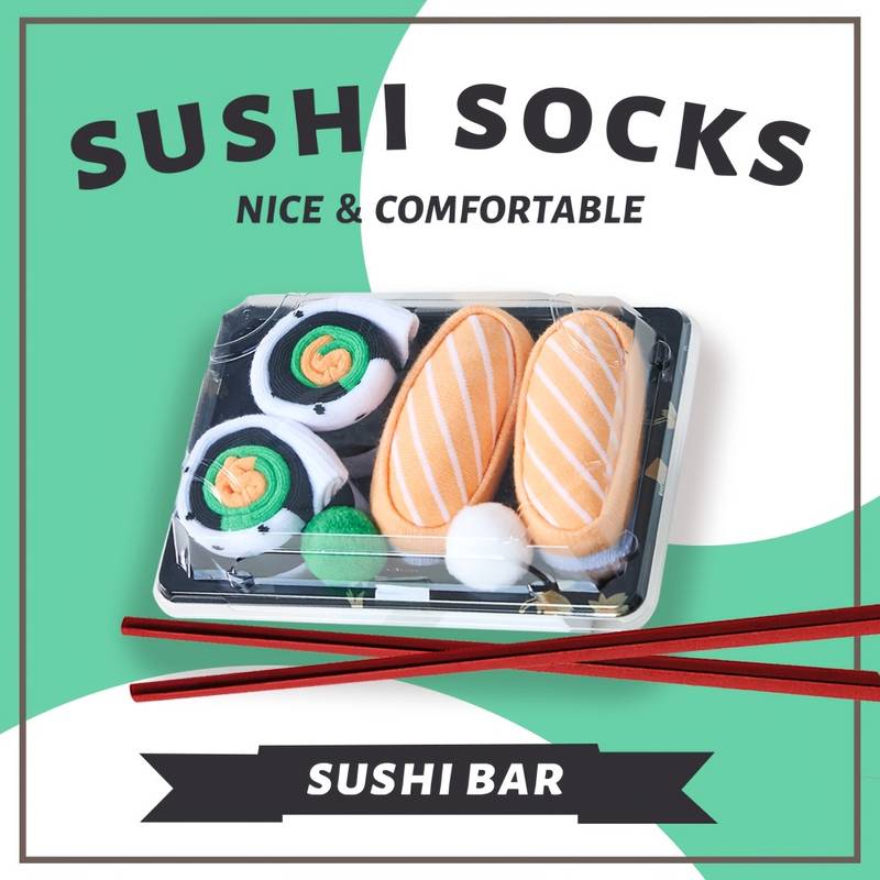 Calzini Sushi – Divertenti, Originali e Colorati per Uomo e Donna