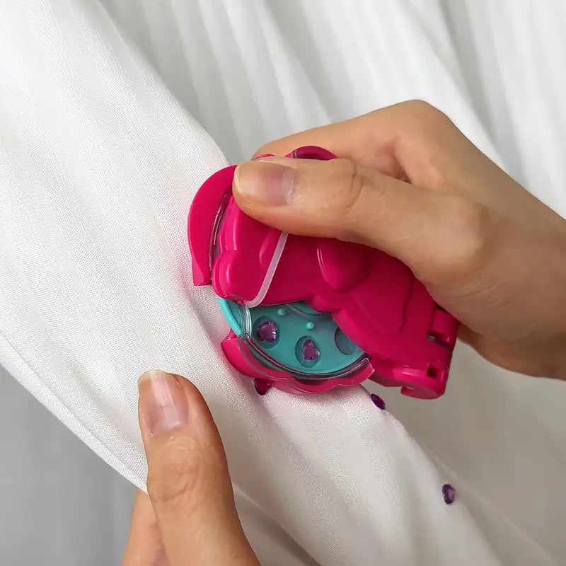 Kit Timbro Gemme per Capelli Incantati – Accessorio Brillante per Look Glamour e Momenti Magici