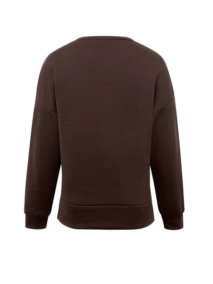 Maglione Oversize Donna Nero – Pullover Caldo e Chic per Autunno/Inverno