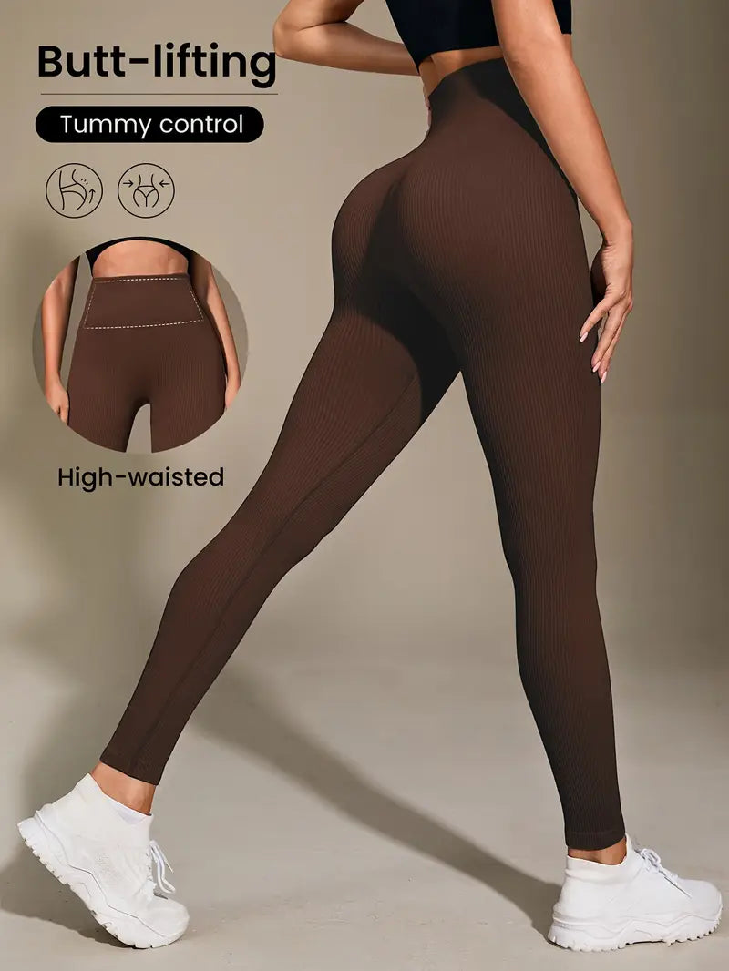 Leggings Donna a Vita Alta – Elasticità 4 Vie e Controllo Pancia
