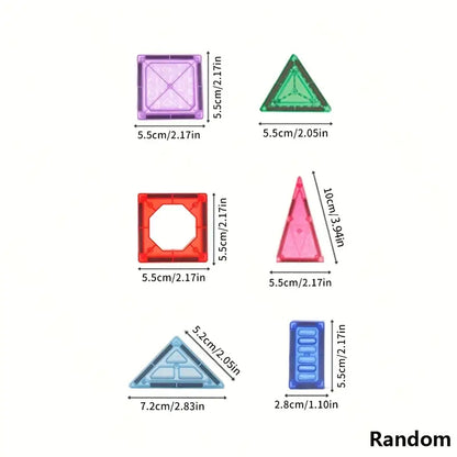 Set di Blocchi Magnetici Educativi per Bambini