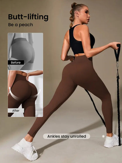 Leggings Donna a Vita Alta – Elasticità 4 Vie e Controllo Pancia