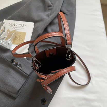 Handbag Donna Premium a Contrasto di Colori – Stile Europeo Elegante e Sofisticato