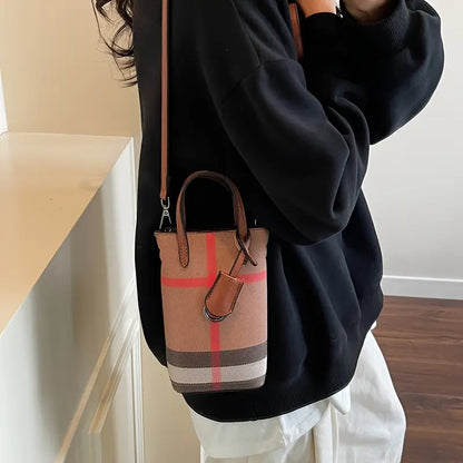 Handbag Donna Premium a Contrasto di Colori – Stile Europeo Elegante e Sofisticato