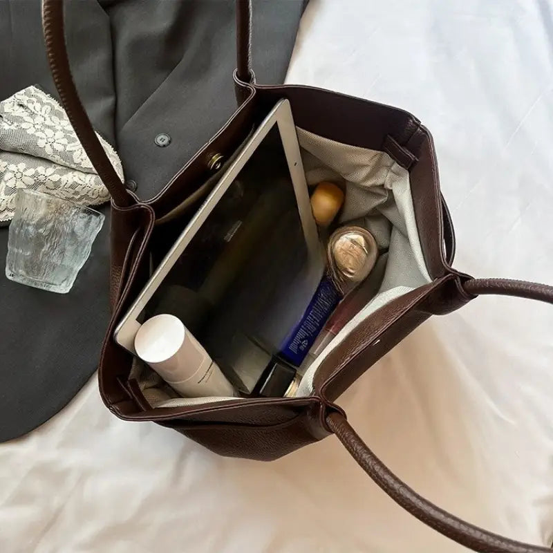 Borsa a mano Hobo da donna colore Caffe