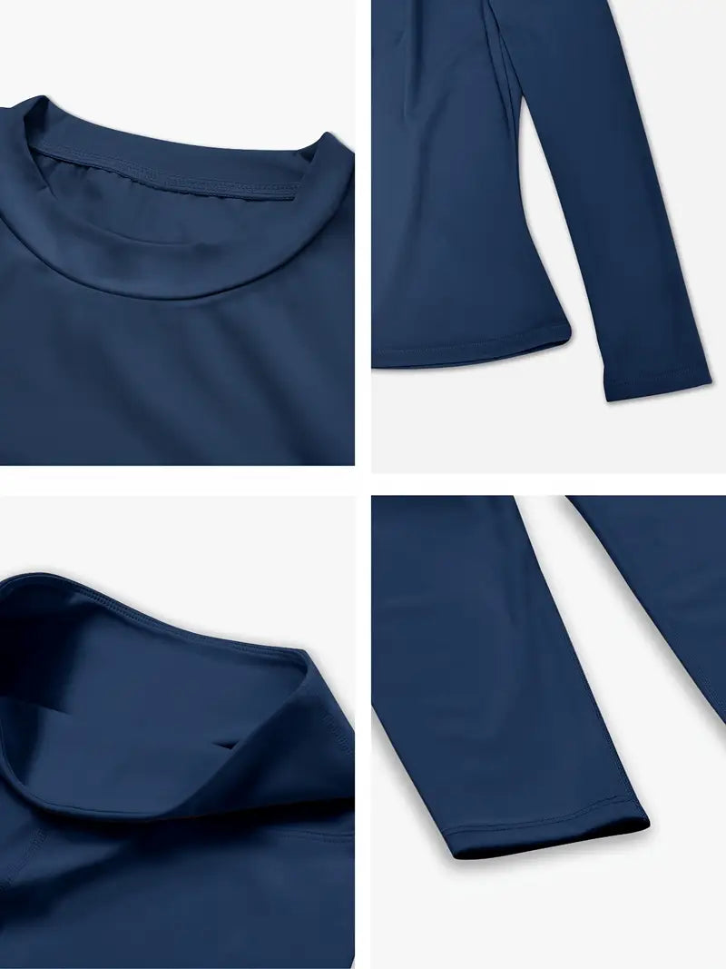 Completo Yoga Donna a Maniche Lunghe – Traspirante, Elasticizzato e Super Confortevole